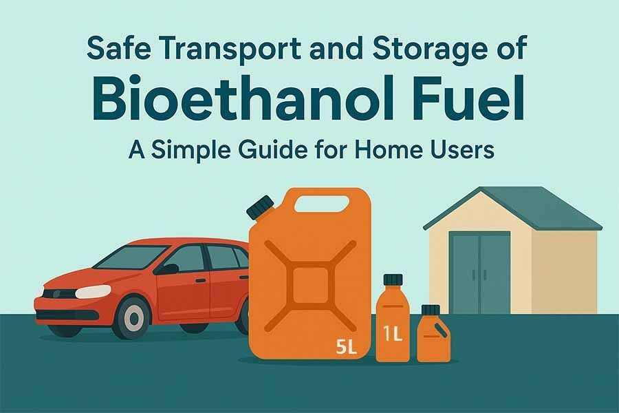 Safe Transport and Storage of Bioethanol Fuel: A Simple Guide for Home Users