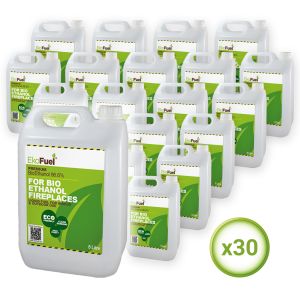 150L Bioethanol Fuel For Fireplaces (30 x 5L)